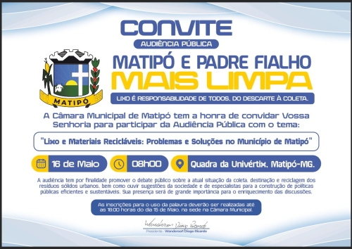 Convite Audiência Pública